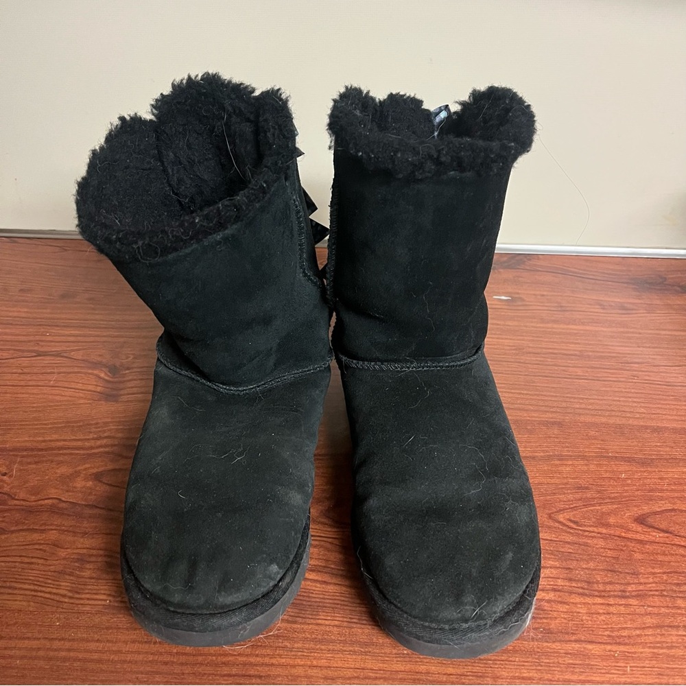 UGG Charcoal Fur-Lined Footwear